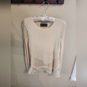 Anthropologie Sunday in Brooklyn, small cream blouse